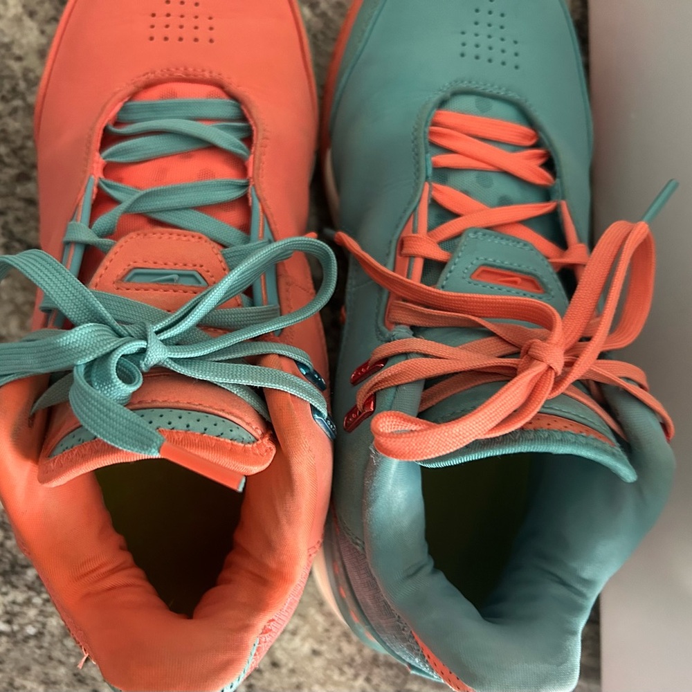 LeBron NXXT GEN AMPD Vibrant Two-Tone High-Top Sneakers